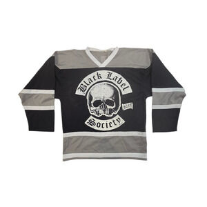 Black Label Society SDMF Zakk Wylde Hockey Jersey Size Large, Vintage Rare!
